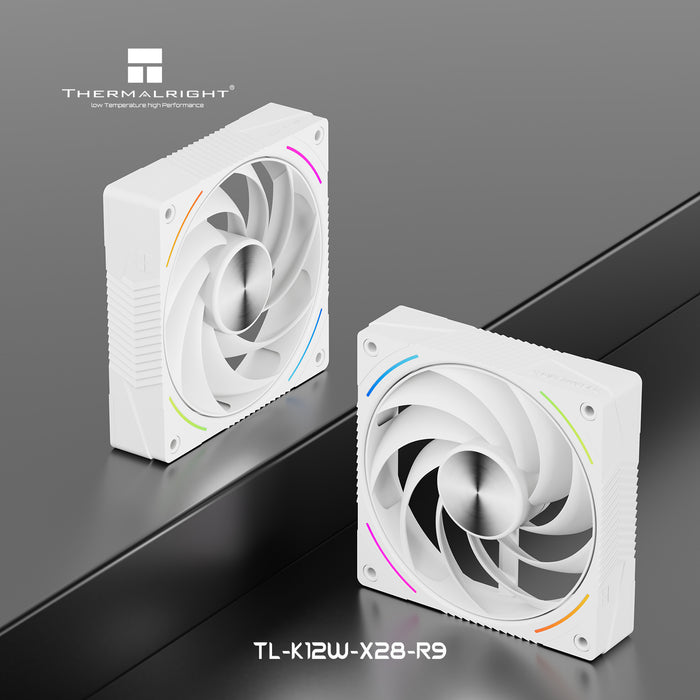 Thermalright TL-K12W-X28-R9 White A-RGB 120mm PWM Fan
