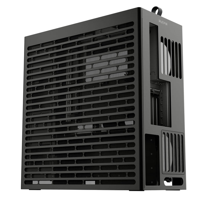 HAVN HS 360 VGPU Black Panoramic Glass ATX PC Case