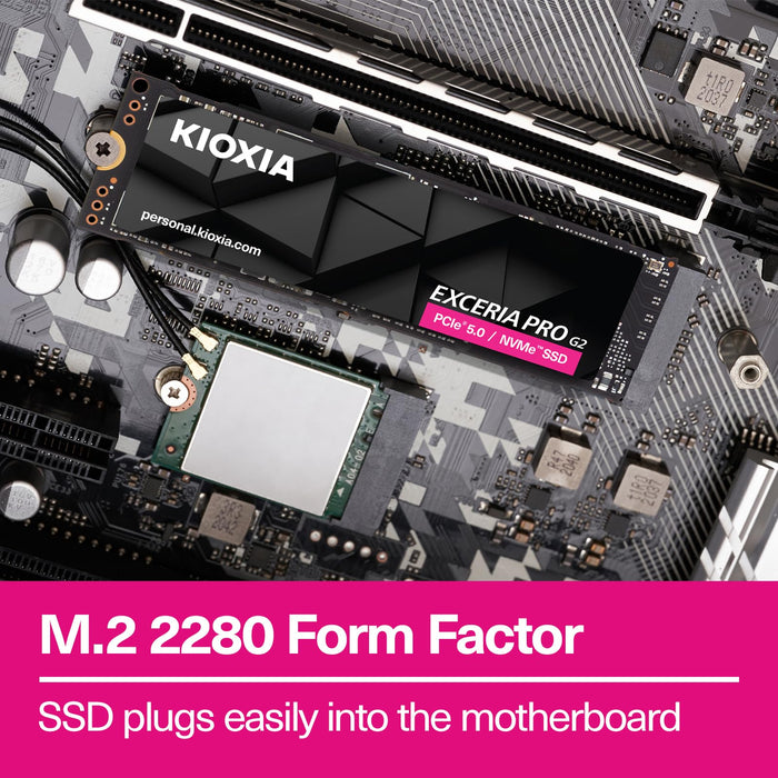 4TB Kioxia Exceria PRO G2 PCIe 5.0 NVMe M.2 SSD