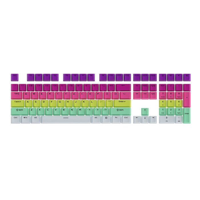 Monsgeek Rainbow Gradient OEM Profile PBT Keycaps