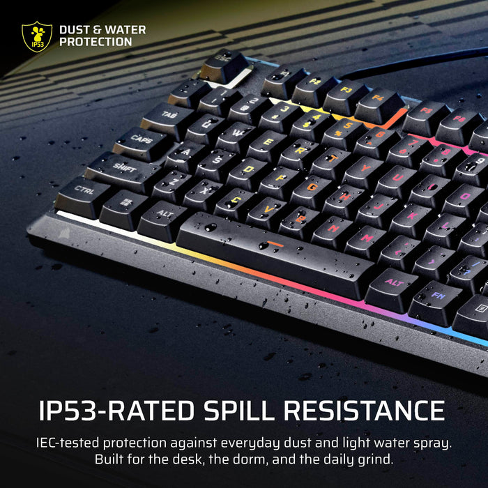 Corsair Skiff 100 Plus RGB Wired Gaming Keyboard