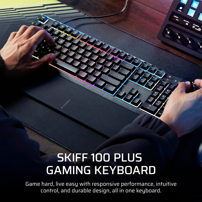 Corsair Skiff 100 Plus RGB Wired Gaming Keyboard
