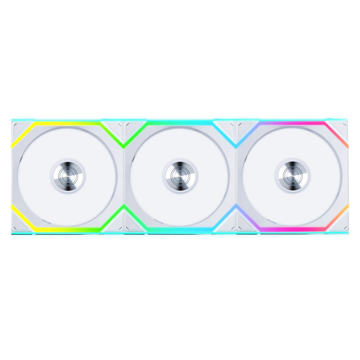 Lian-Li UNI SL120 Wireless A-RGB White Reverse 120mm Triple Pack ...
