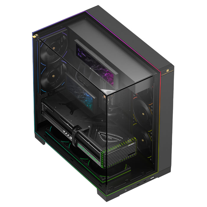 Thermalright TL-A70 VISION ARGB Black Dual Chamber ATX Case