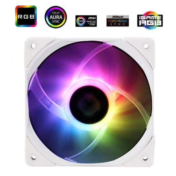 Thermalright TL-C12015W-S White A-RGB Slim 120mm PWM Fan