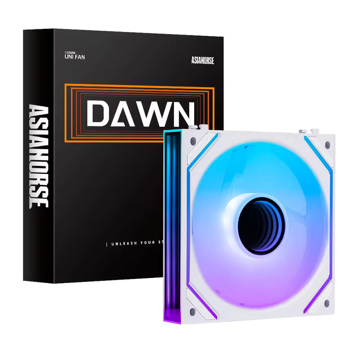 Asiahorse DAWN Pro Reverse White A-RGB 120mm PWM Fan