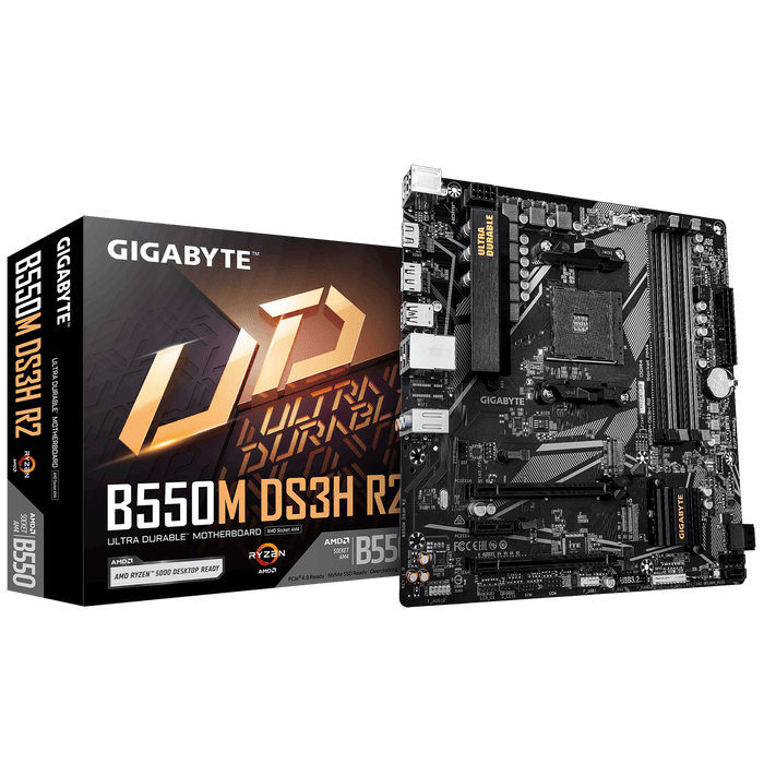 Gigabyte B550M DS3H R2 Micro-ATX AM4 Motherboard