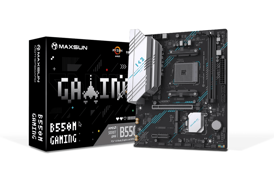 Maxsun B550M Gaming WiFi Micro ATX AM4 Motherboard