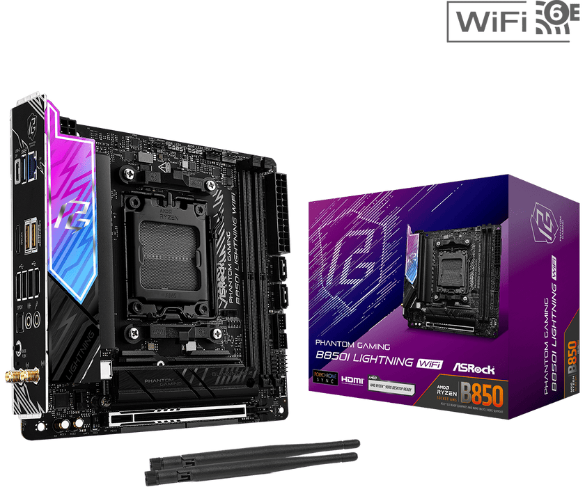 ASRock B850I Lightning WIFI Mini-ITX AM5 Motherboard
