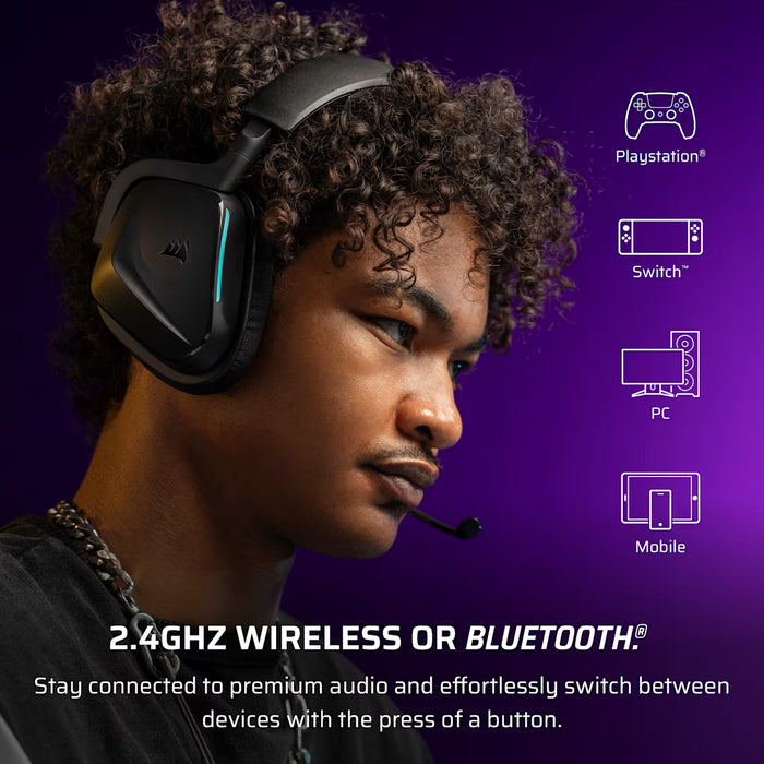 Corsair Void Wireless V2 Carbon Wireless Gaming Headset