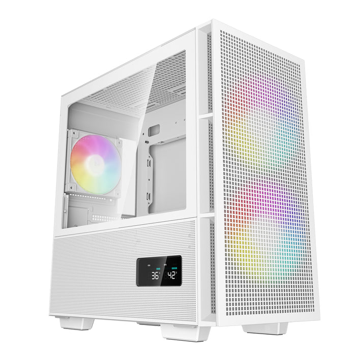 Deepcool CH360 Digital WH White Micro-ATX PC Case