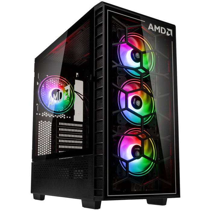 Kolink Observatory Y AMD Edition ARGB Gaming Case Black