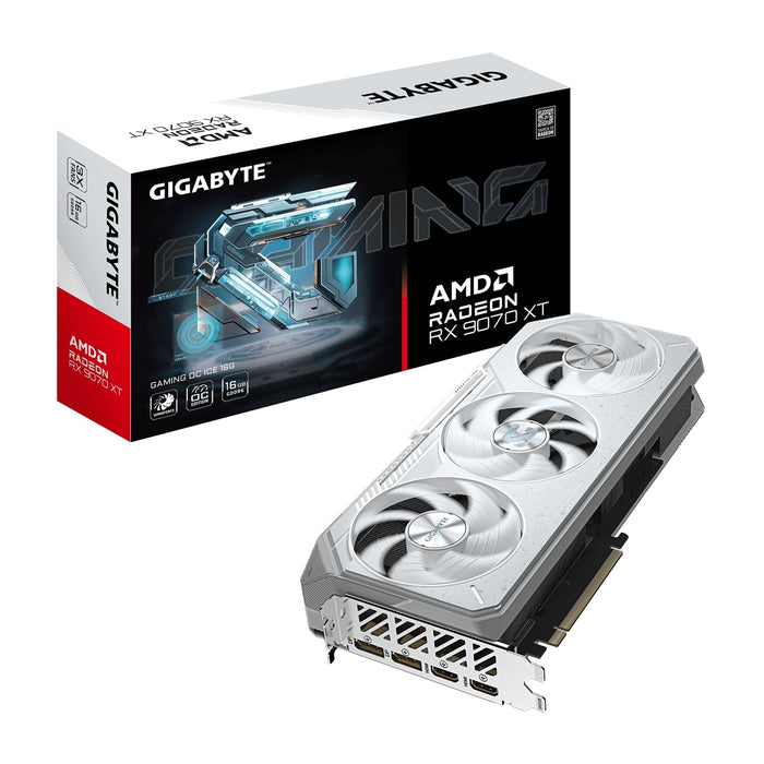 Gigabyte RX 9070 XT Gaming OC Ice 16GB Graphics Card