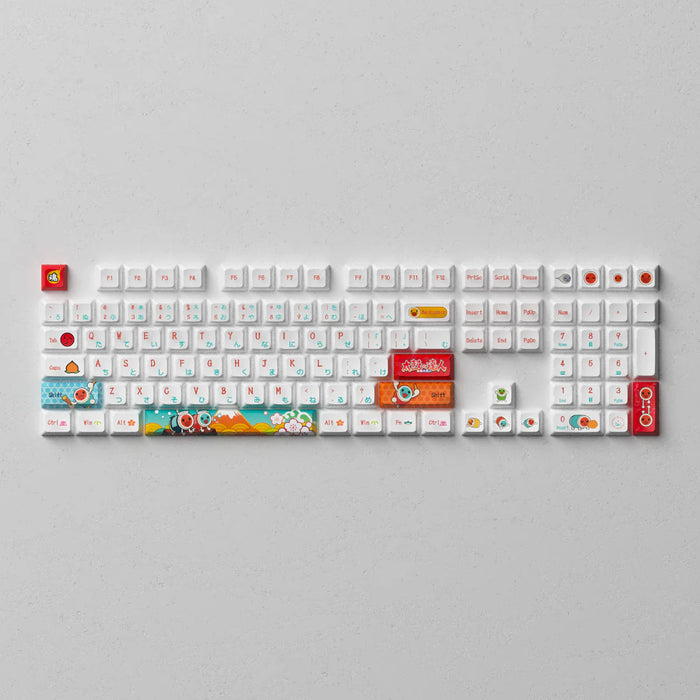 Akko Taiko no Tatsujin JDA Profile PBT Keycaps
