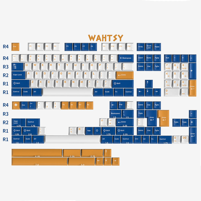 DaYe Wahtsy Cherry Profile Doubleshot ABS Keycaps