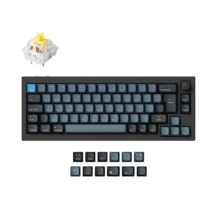 Keychron Q2 Pro Knob Carbon Black RGB 65% ISO UK K Pro Banana