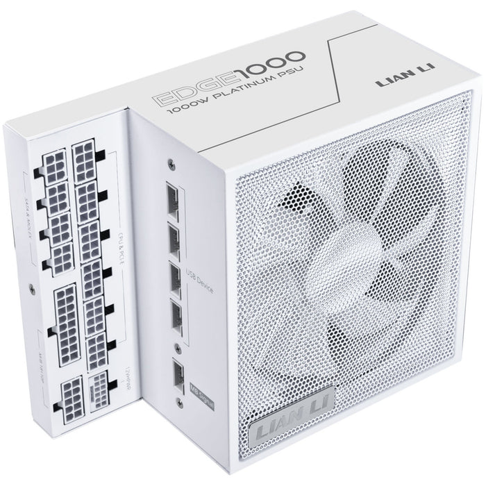 1000W Lian Li Edge ATX 3.1 Platinum Modular PSU White