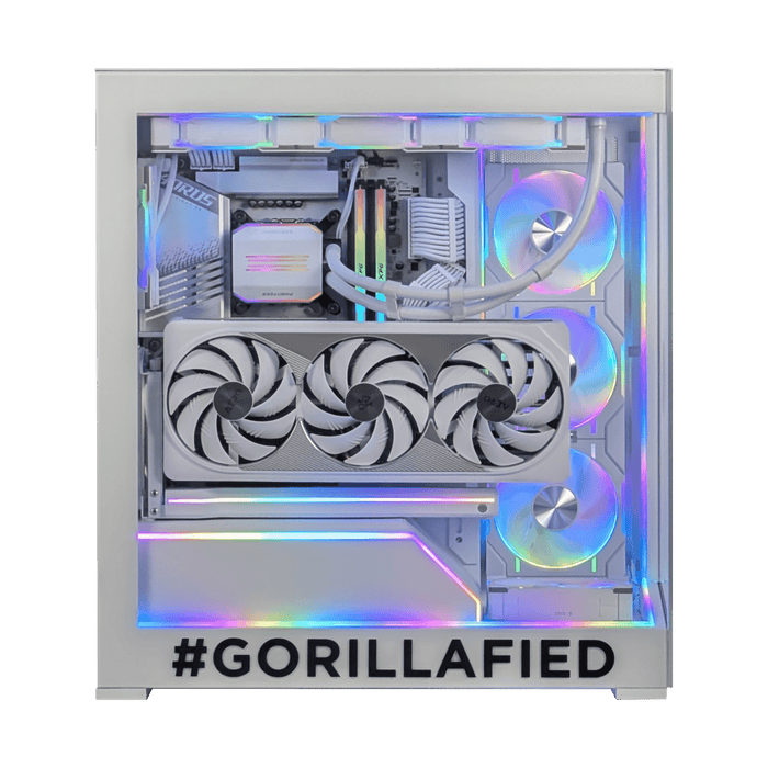 GORILLA2GO NV5 RGB White Same-Day Custom Gaming PC