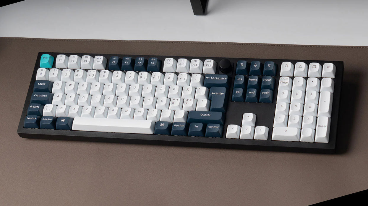 Keychron Q6 Max Carbon Black RGB Fullsize ISO UK Jupiter Brown