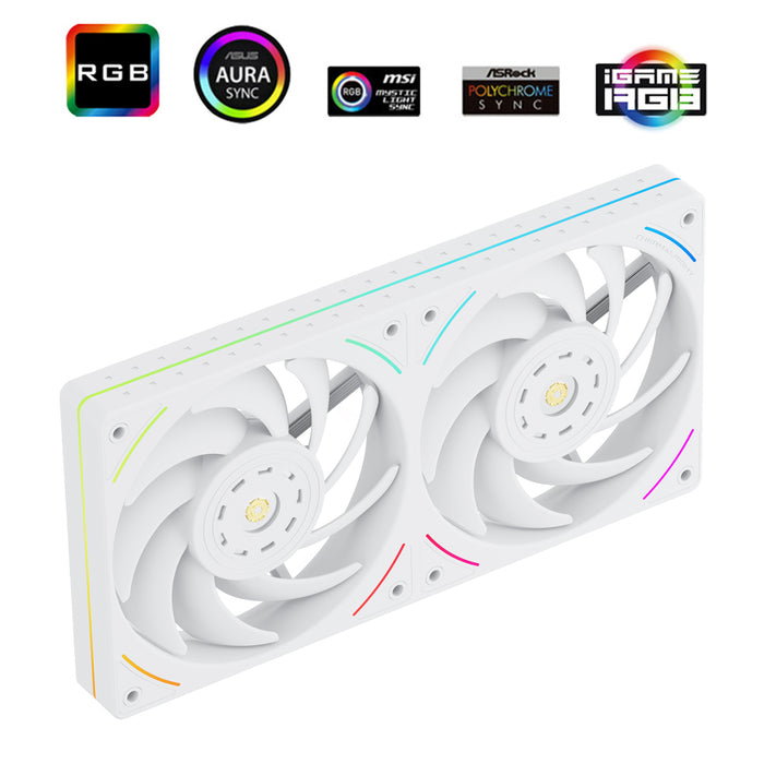 Thermalright TL-UB24W White A-RGB 240mm PWM Fan Unit