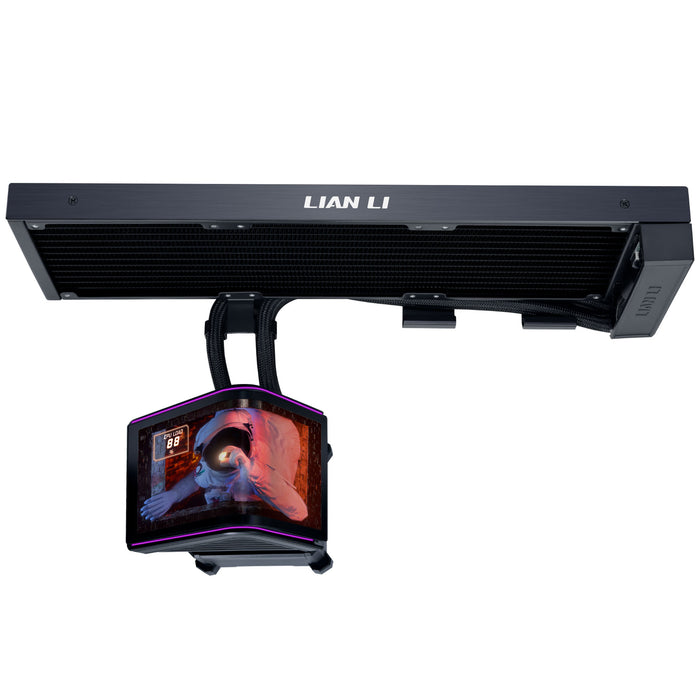 Lian Li HydroShift II OLED Curved 360 FANLESS Black All In One CPU Cooler