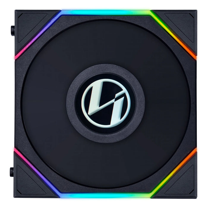 Lian-Li UNI FAN TL120 LCD A-RGB Black 120mm Triple Pack