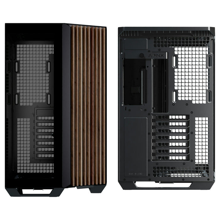 APNX V1 Wood Black ATX PC Case