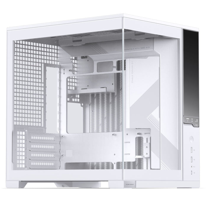 Jonsbo D34 White Dual Chamber TG Micro-ATX Case