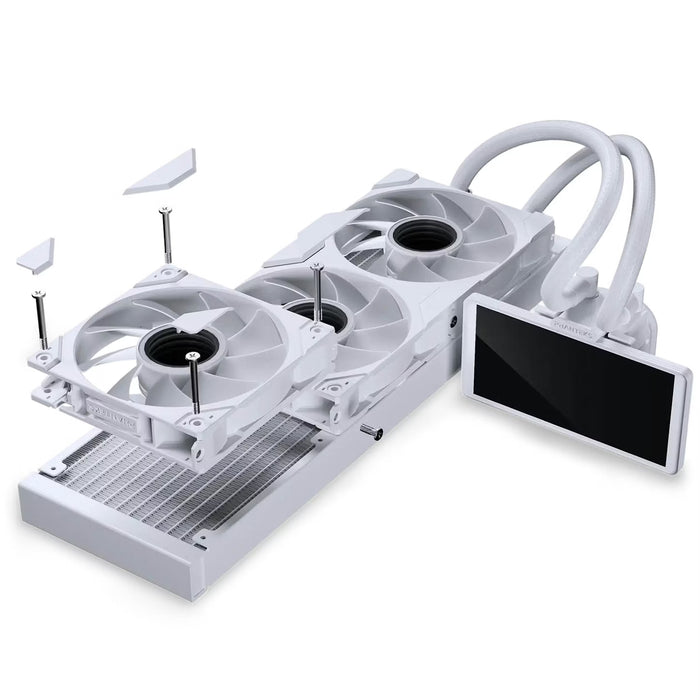 Phanteks Glacier One 360 M25 LCD White RGB AIO CPU Cooler