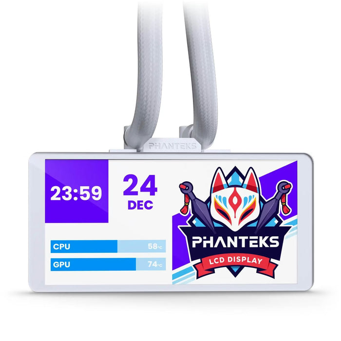 Phanteks Glacier One 360 M25 LCD White RGB AIO CPU Cooler