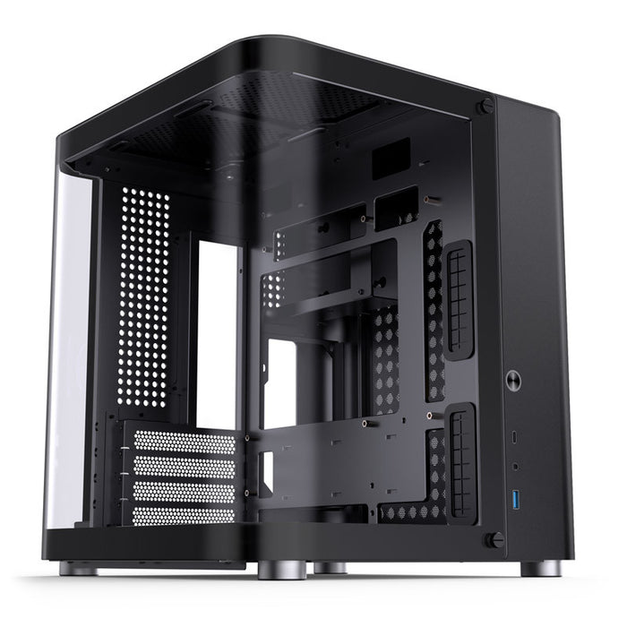 Jonsbo TK-1 2.0 Black Micro-ATX Glass Case