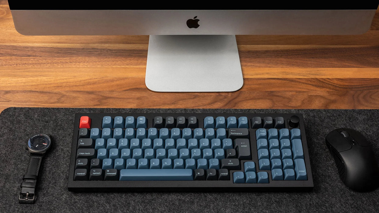 Keychron Q5 Knob Carbon Black RGB 96% ISO UK Gateron G Pro Red