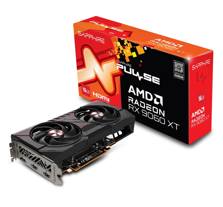 Sapphire RX 9060 XT Pulse OC 16GB Graphics Card
