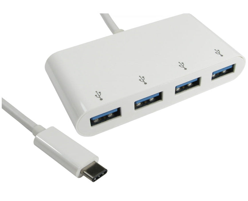 USB Type-C to 4 Port USB Hub