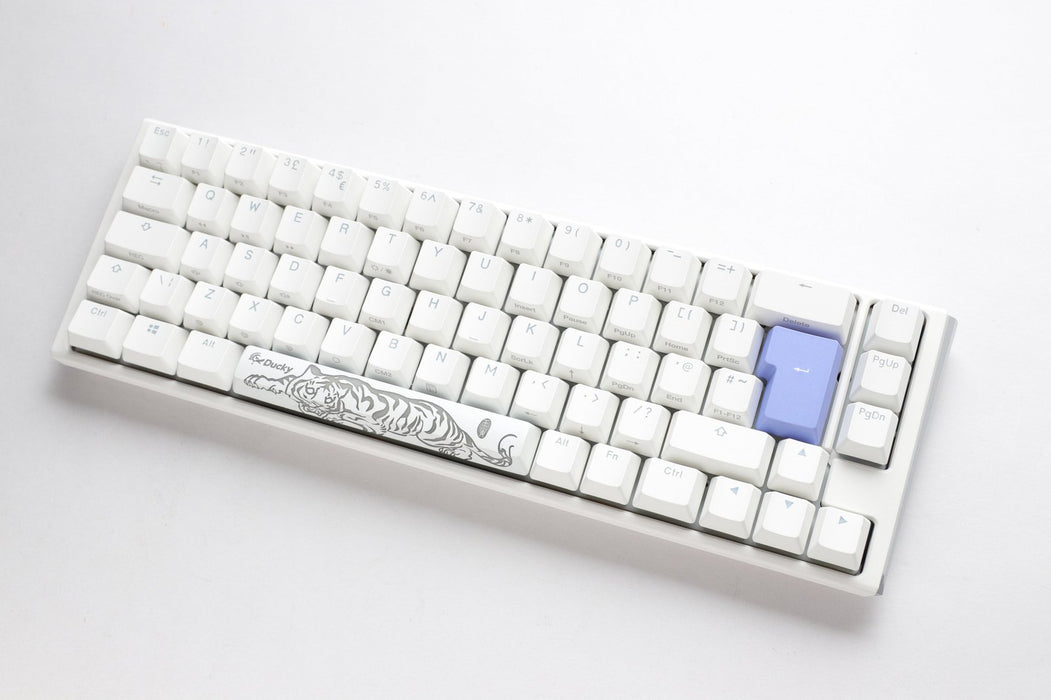 Ducky One 3 SF Pure White UK ISO RGB Cherry MX Black
