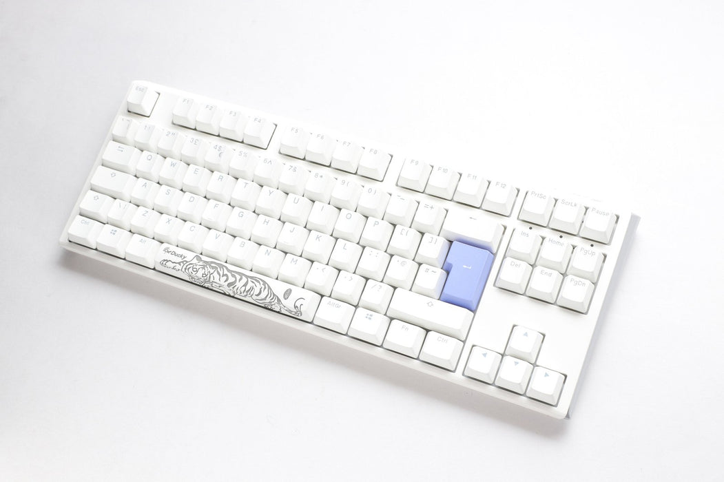 Ducky One 3 TKL Pure White UK ISO RGB Cherry MX Brown
