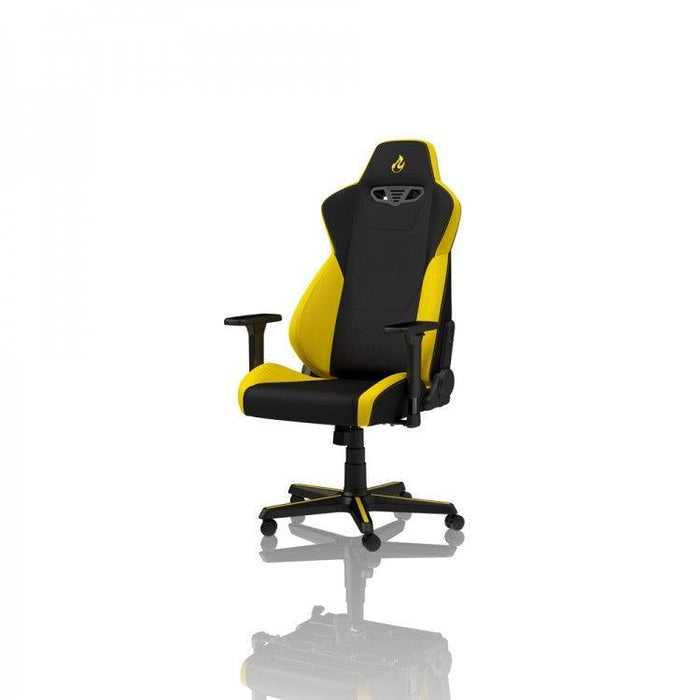 NITRO CONCEPTS S300 FABRIC GAMING CHAIR BLACK/YELLOW