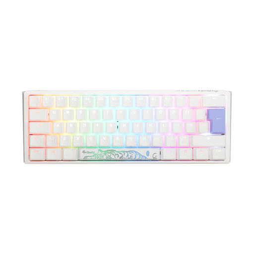 Ducky One 3 Mini Pure White UK ISO RGB Cherry MX Silver