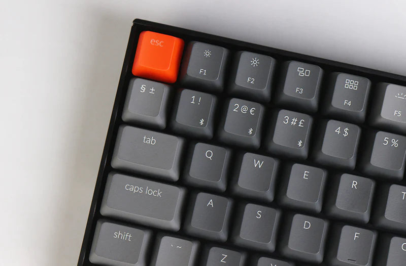 Keychron K2v2 White LED 75% ISO UK Tactile Hot-Swap Gateron Brown